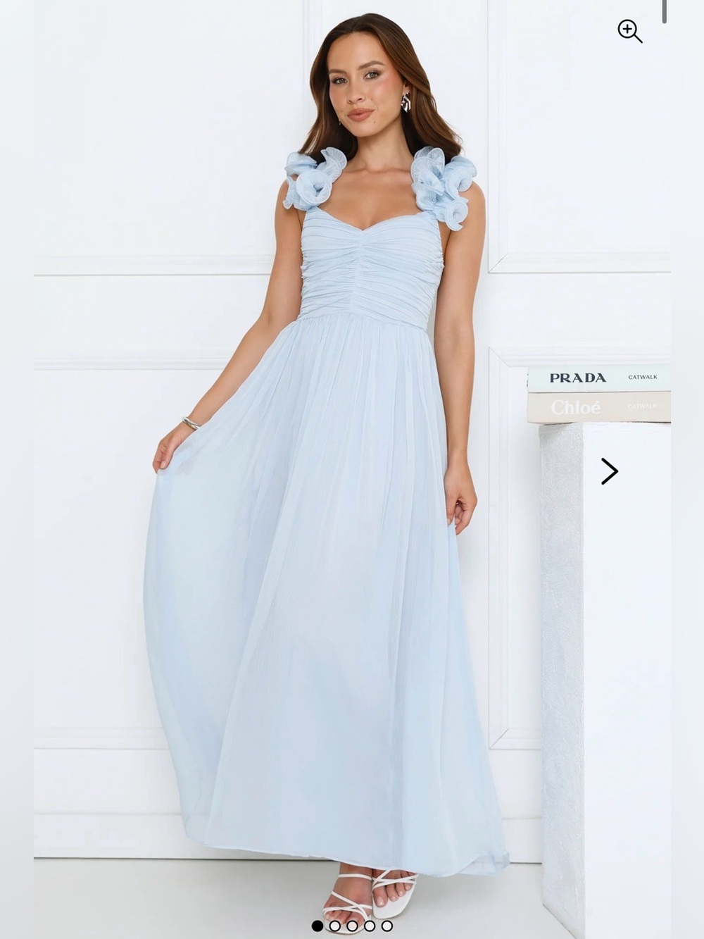 Hello Molly Light Blue Wedding Guest Bridesmaid Dress